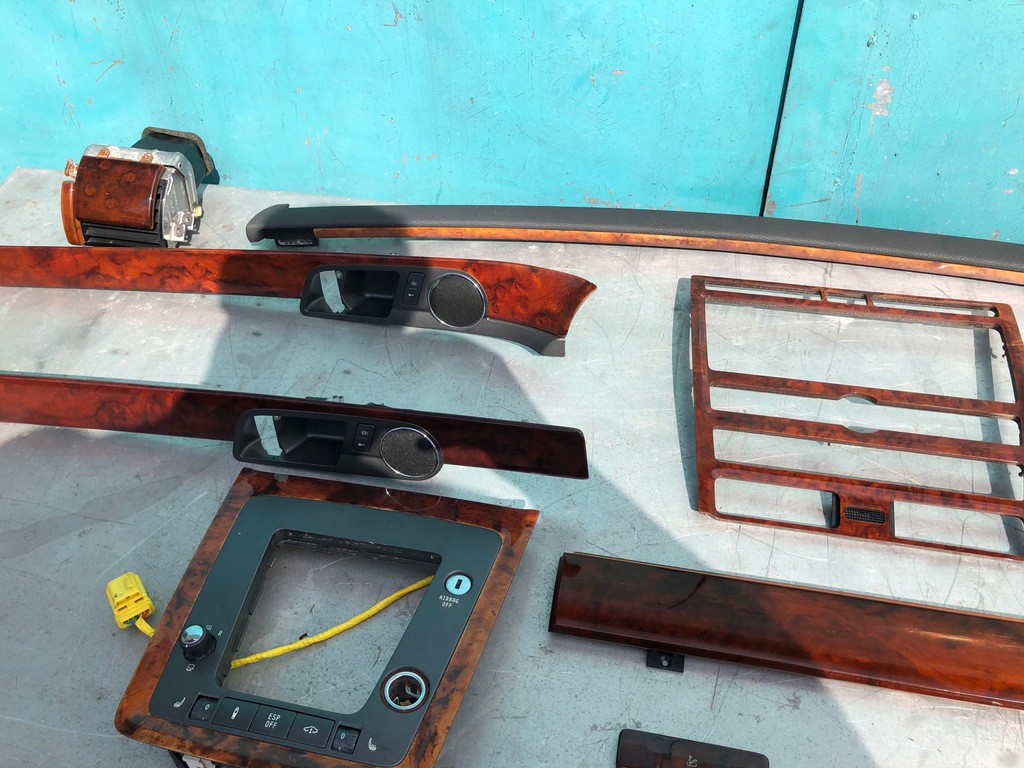 фото №9, Vw phaeton декоры деревянные drewno комплект