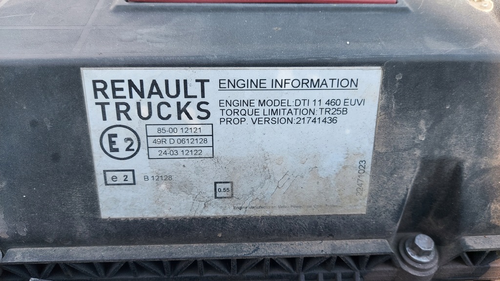 фото №5, Двигатель renault gama seria t dti 11 460 euo vi