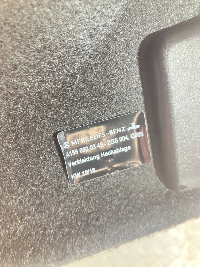 Полка багажника mercedes gla x156 w156 Цена