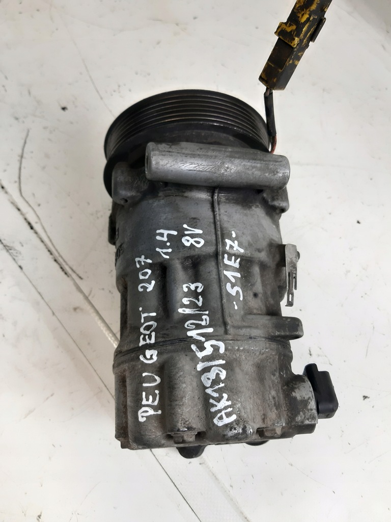 фото №7, Компресор кондиціонера sanden peugeot 207 1.4b 9651910980