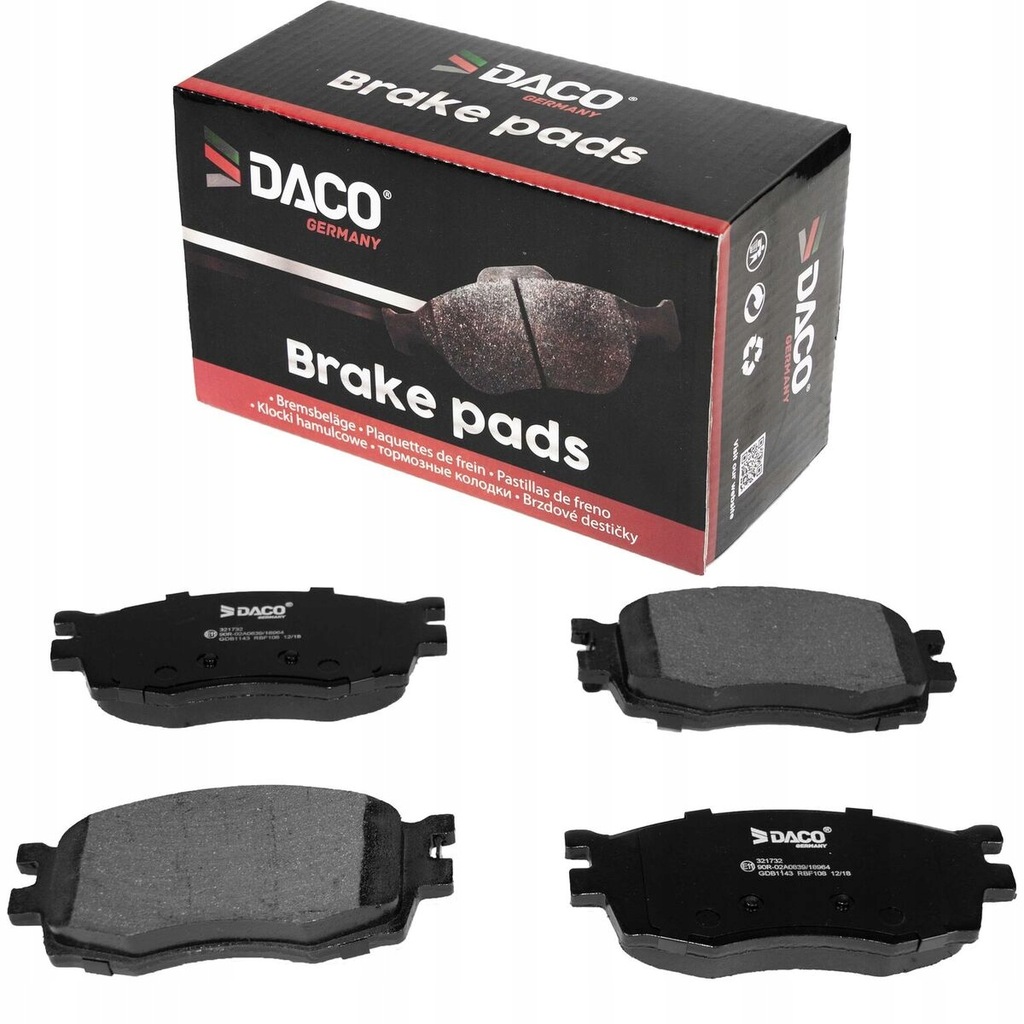 фото №3, Гальмівні колодки гальмівні daco перед do i20 accent iii rio