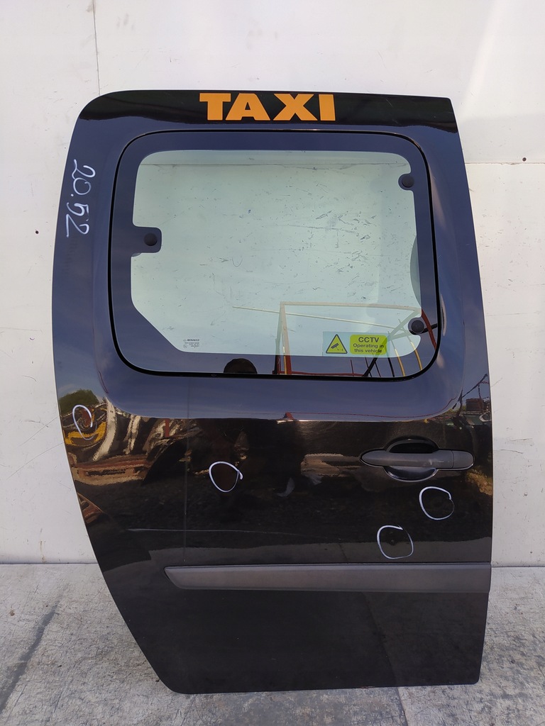 фото №1, Renault kangoo ii дверь сдвижные правый правое задняя задние стекло