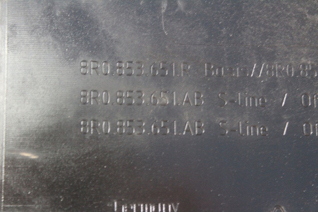 фото №8, Решётка радиатора решётка радиатора бампер перед audi q5 8r lift s-line oem 8r0853651r