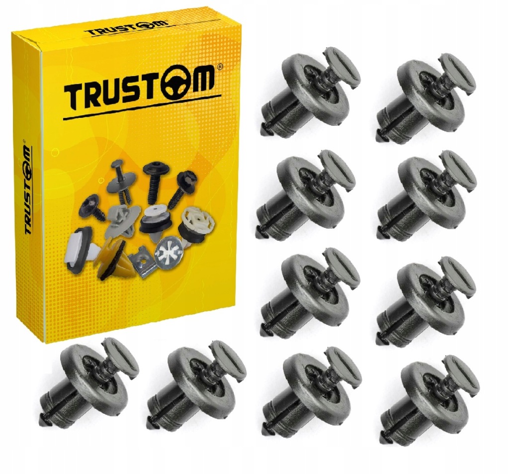 Купить 10x клипсы штифты решётка радиатора бампер жабо двигатель do dacia nissan renault