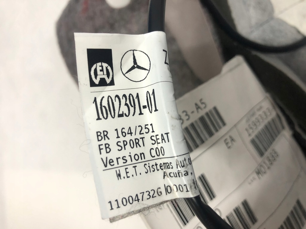 фото №9, Mercedes w251 w164 обшивка сиденье водителя сиденье