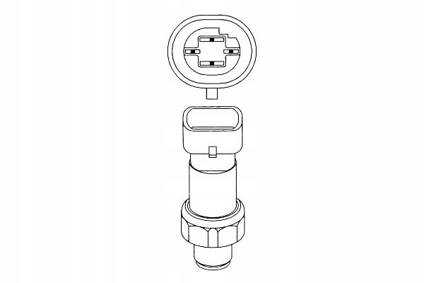 фото №2, Датчик давление. кондиционера renault laguna scenic n