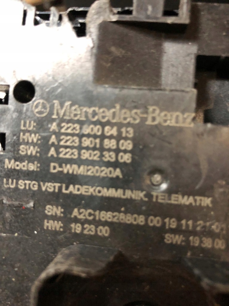 фото №8, Mercedes w223 модуль telematic 2239006413