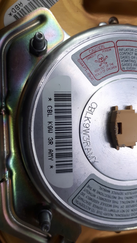 фото №5, Chrysler voyager iii подушка подушка безопасности водителя