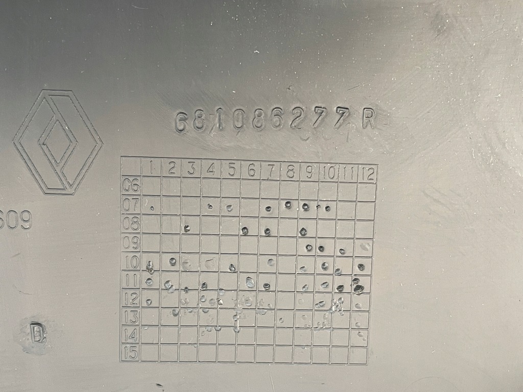фото №6, Бардачок полка карман пассажира renault kangoo ii od 2008r- 8200452967