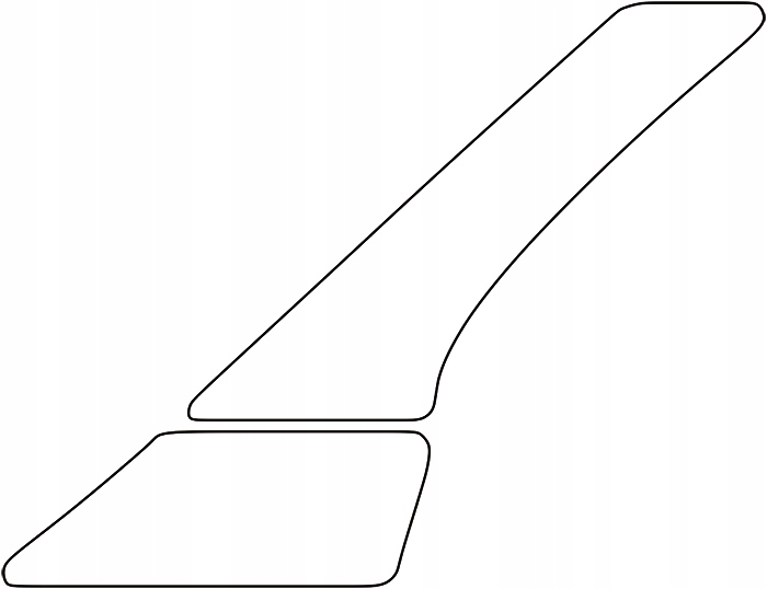 фото №1, Наклейка пленка защитная крыло hyundai i40 fl