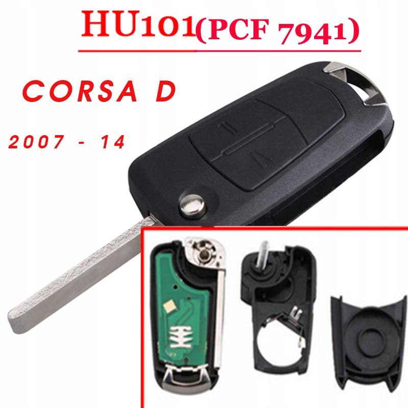 фото №1, Ключ opel corsa d 2007-2014 pcf7941