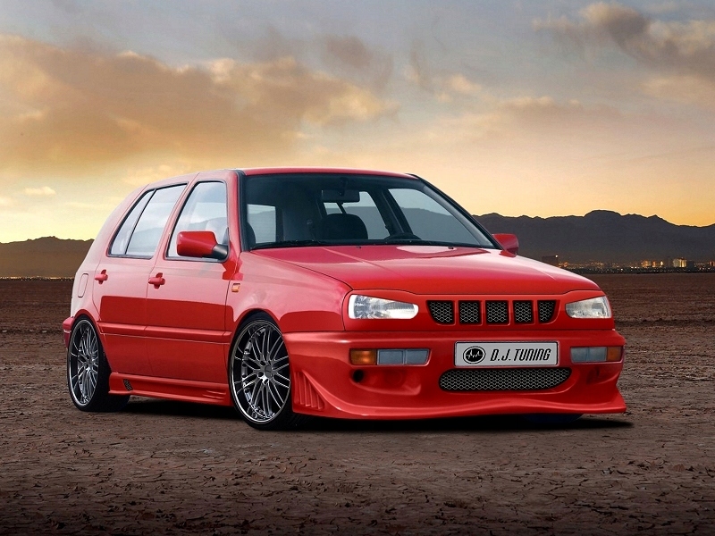 фото №1, Vw golf iii бампер передний dj-tuning