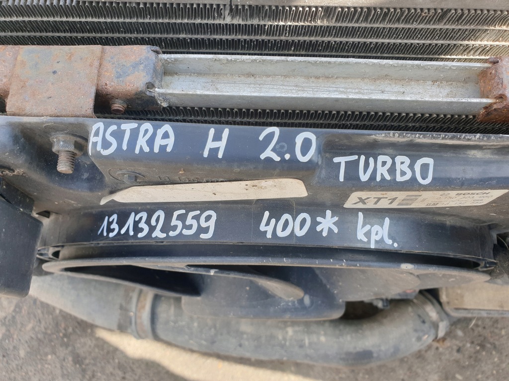 фото №10, Комплект радіатор opel astra h 2.0 turbo 13132559