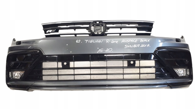 фото №1, Vw tiguan r-line allspace 2015-2020 бампер перед 5nn807221a