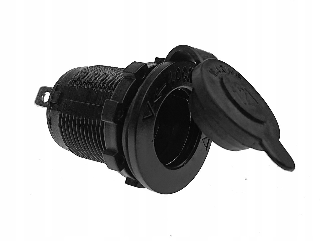 фото №6, Разъём прикуривателя wodoodporne монтажные герметичные дополнительные адаптер 12v