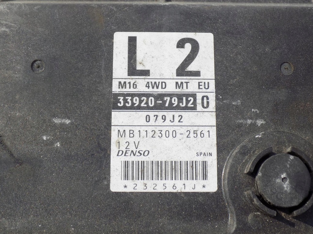 фото №6, Fiat sedici sx4 бортовой компьютер двигателя 33920-79j20