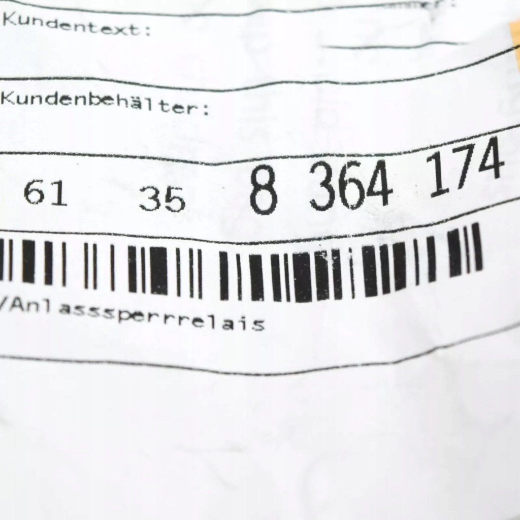 Реле блокування стартер bmw 3 e36 61358364174 8364174 oem Київ