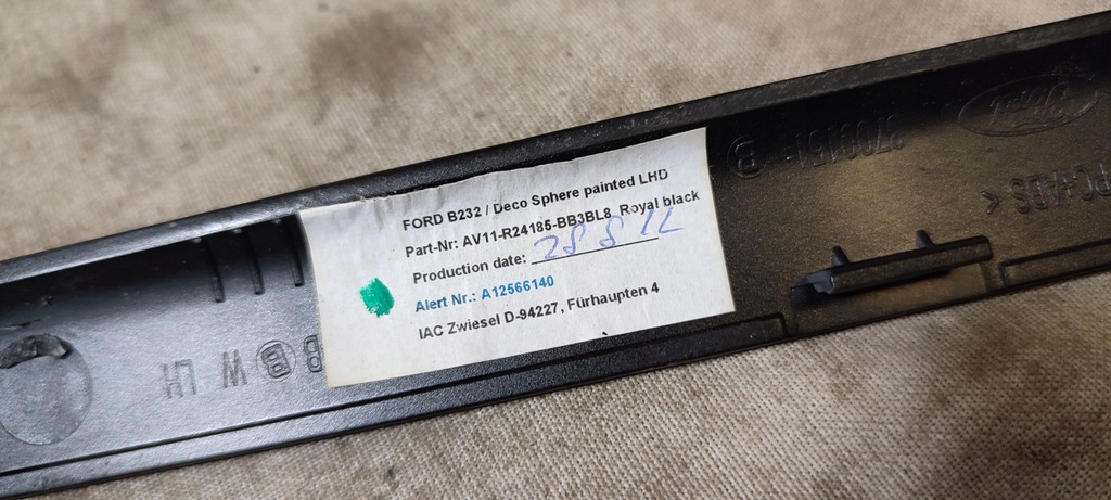 фото №5, B-max 12r молдинг dekor оббивка двері лівий перед av11r24185bb3bl8