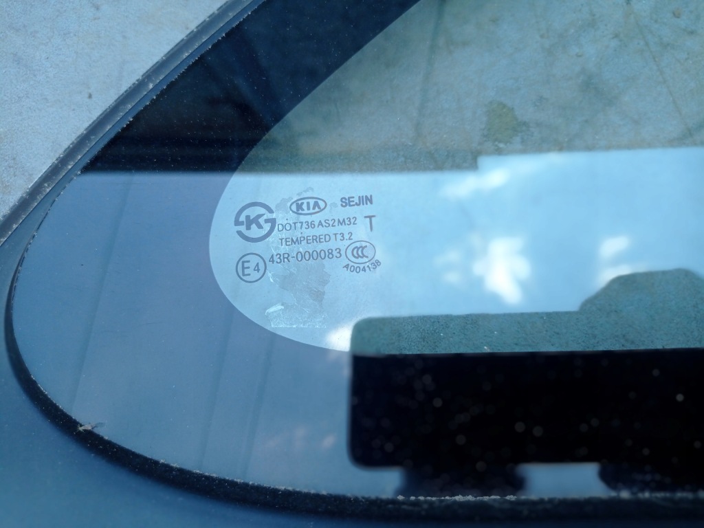 фото №2, Стекло правый задняя kia rio iii 3d