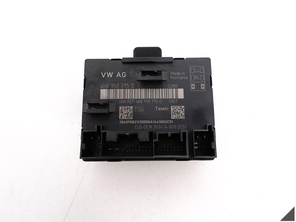 фото №1, Audi a8 s8 4h0 d4 13-17 lift модуль дверь задняя 4h0959795d r=l