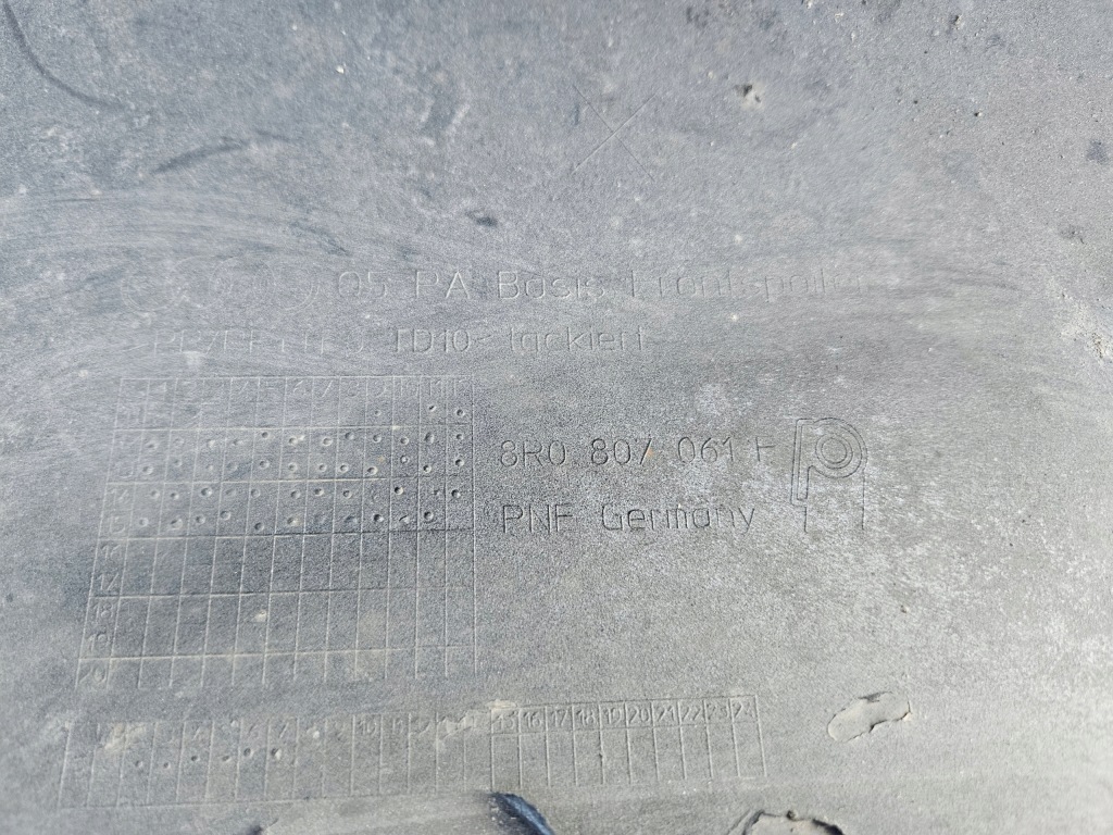 Купить Бампер перед передний audi q5 1 рестайлинг  8r 2012- 8r0807061f полный оригинал