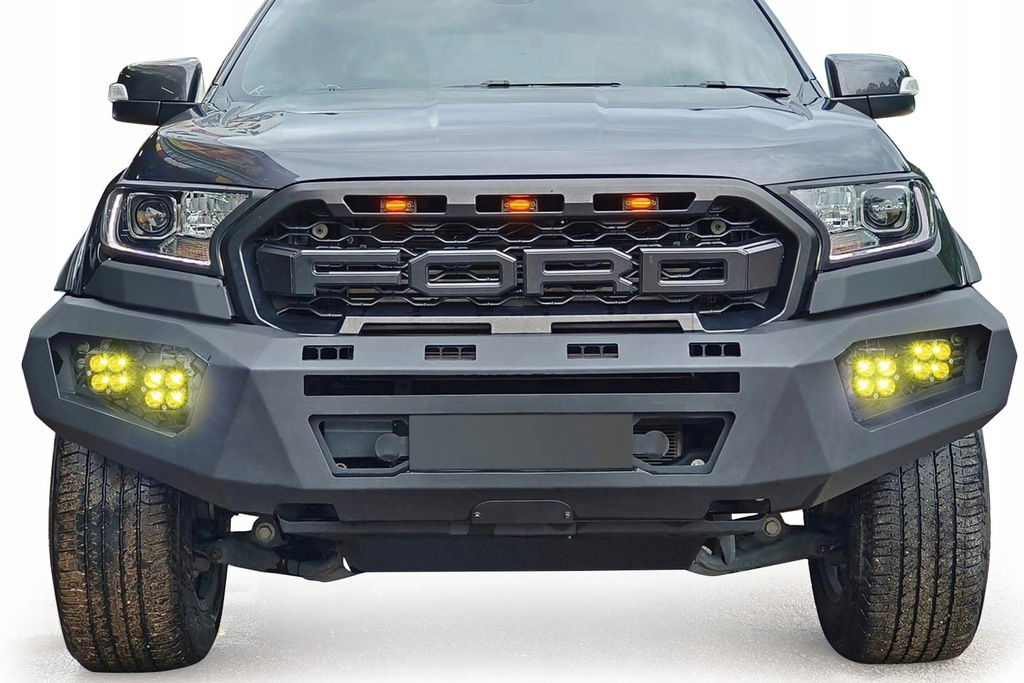 фото №1, Ford ranger t7 2016-2018 передний бампер с led