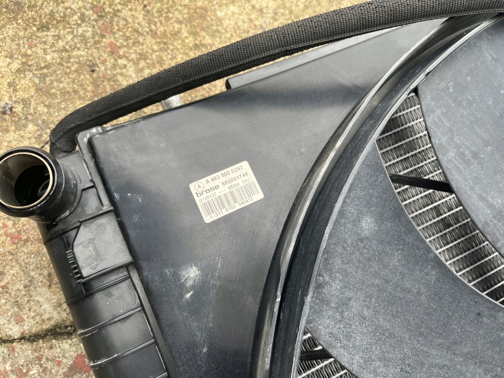 Купить Mercedes g klasa w463 13-18 5.0 v8 радиатор воды вентилятор a4635000293