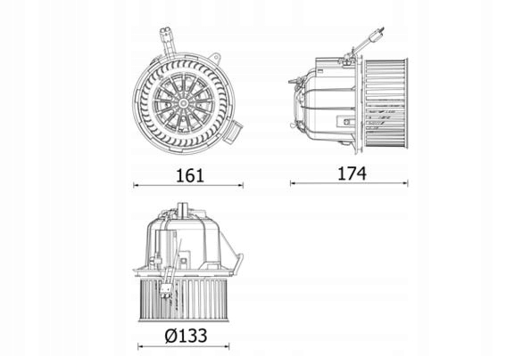 фото №2, Mahle ab 328 000p воздуходувка