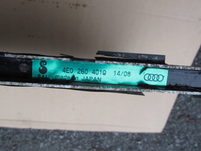 фото №8, Audi a8 d3 lift 3.0 tdi радіатор кондиціонера 4e0260401q