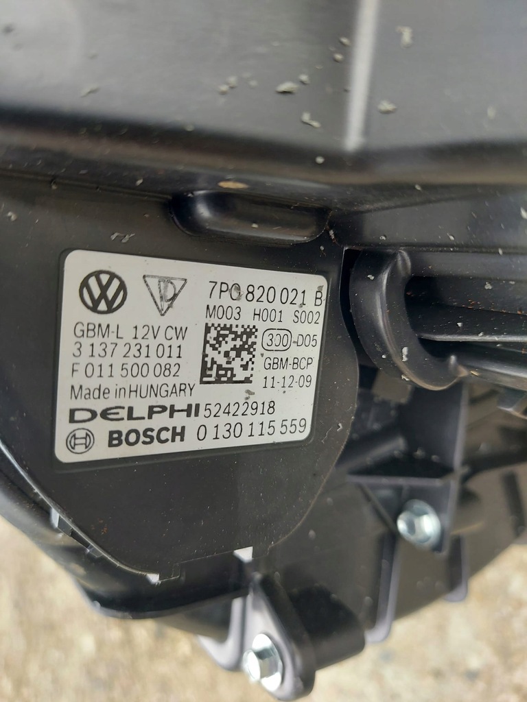 фото №7, Porsche cayenne ii 7p5 отопитель 7p5820005an