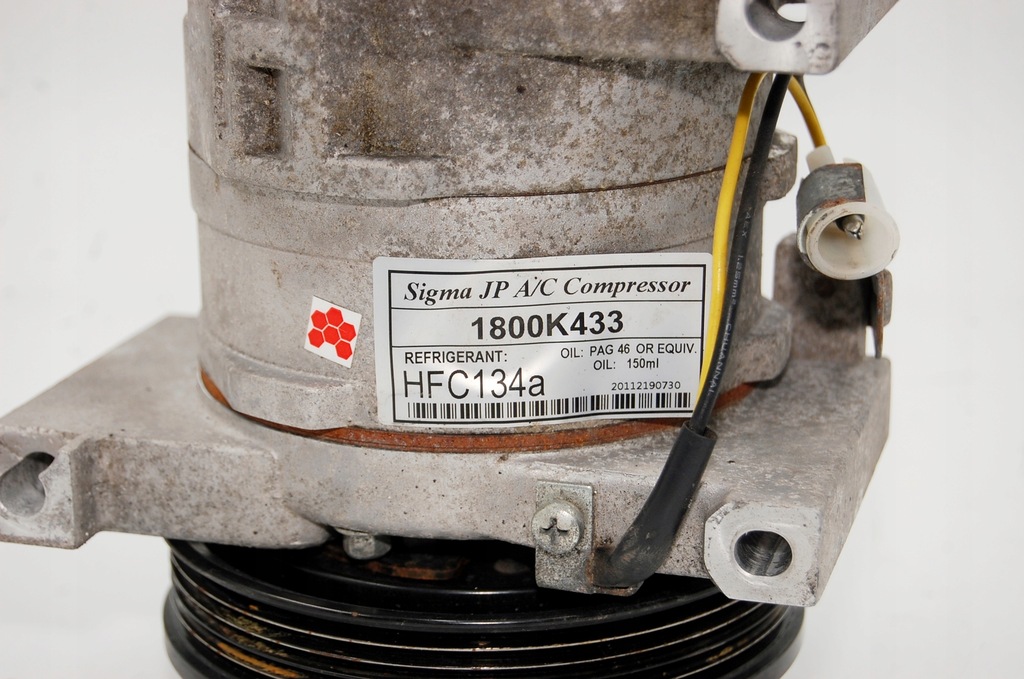 фото №6, Компрессор кондиционера volvo 1800k433 v50 2,0d d3