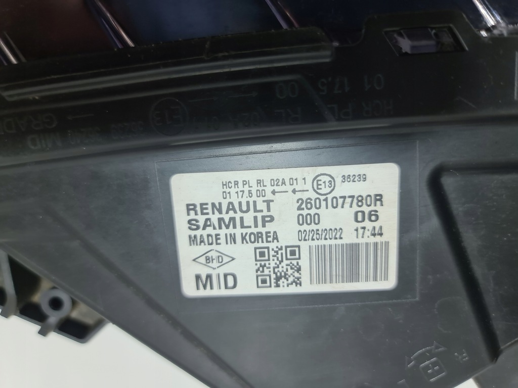 фото №11, Renault arkana лампа права передня led фара правий перед 260107780r