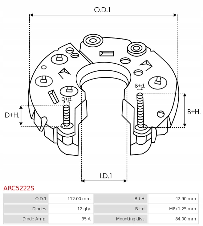 фото №3, Brand new as-pl генератор rectifier
