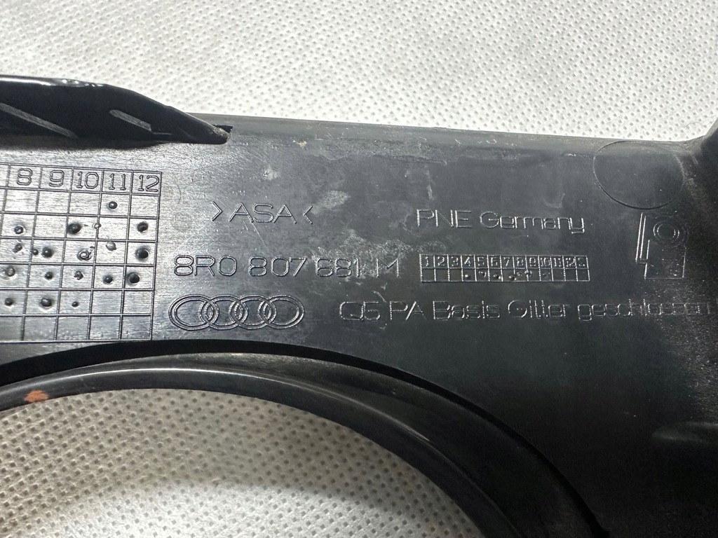 фото №10, Audi q5 8r решітка ліва бампера перед 8r0807681