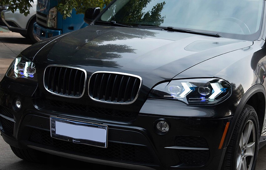 Żółty/biały drl модуль фары автомобильных к лампа czołowych bmw x5 e70 2007-2013 в Украине