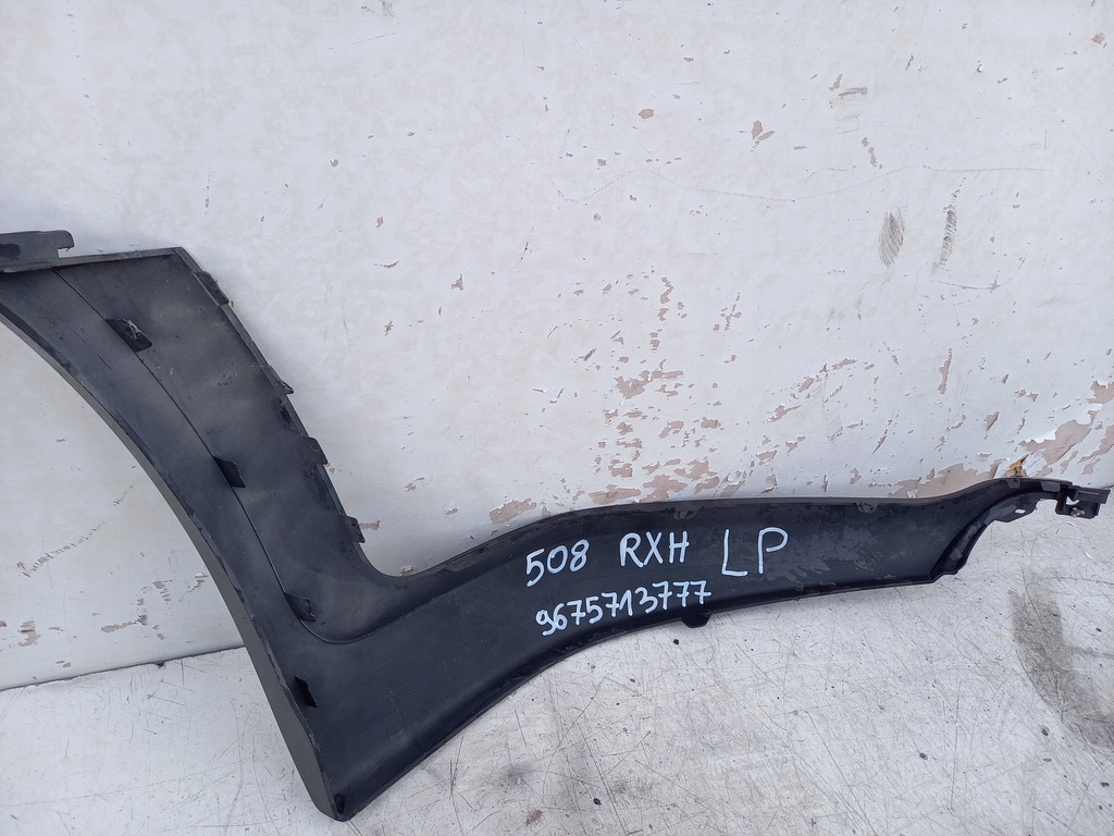 фото №8, Накладка молдинг бампера лівий перед peugeot 508 rxh 9675713777