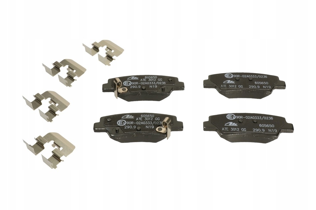 фото №15, Ate тормозные колодки тормозные задняя hyundai accent iv accent v bayon elantra v