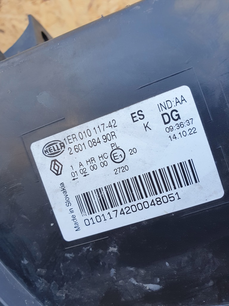 фото №12, Renault master iii lift лампа правый перед 260108490r bdb