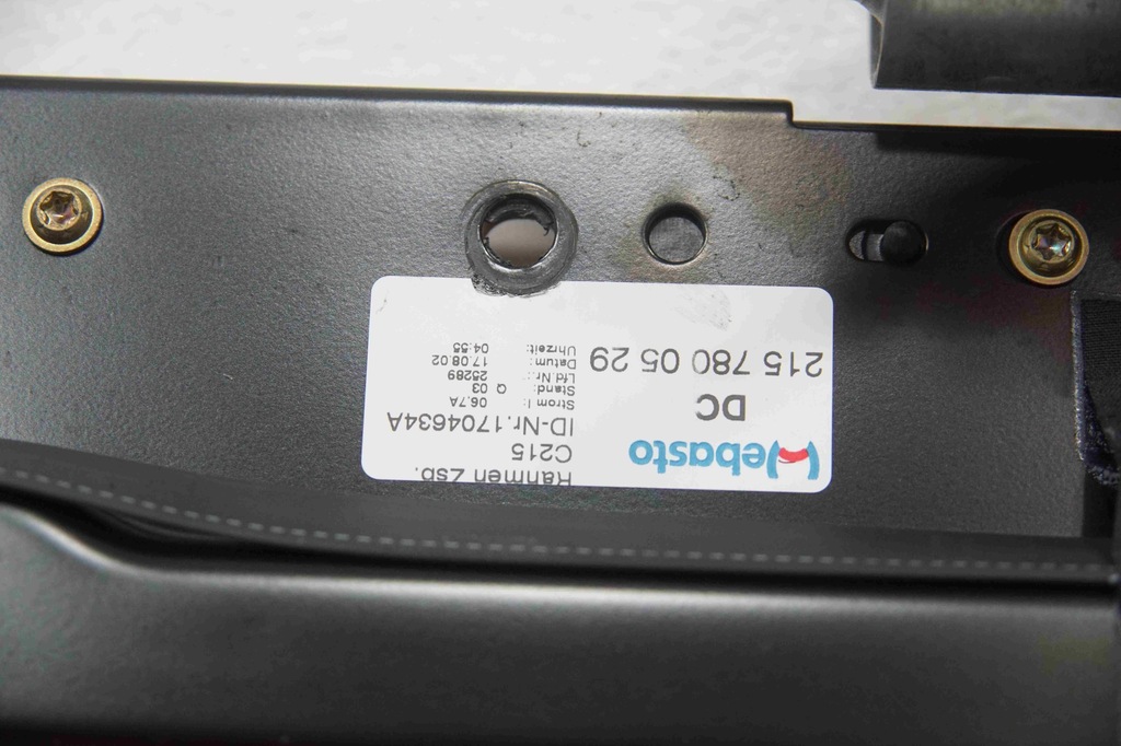 фото №8, Люк mercedes cl w215