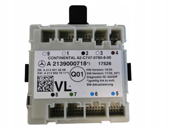 фото №1, Mercedes s w222 222 модуль w дверь передние левая