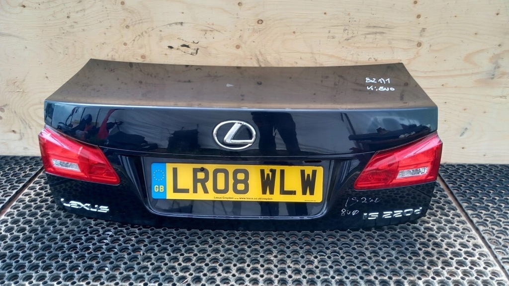 фото №1, Lexus is220 sedan крышка багажника задняя 8u0