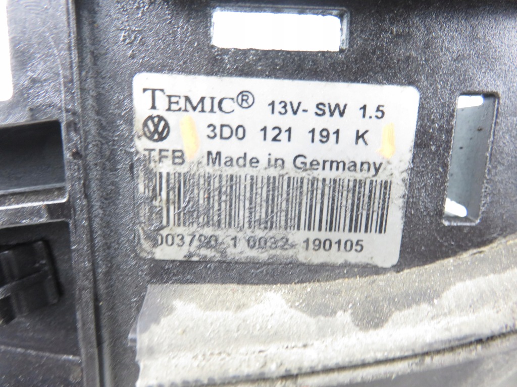 Вентилятор радіатора vw phaeton 3.0 tdi 3d0121191k 885002757 885002755 Зі Шроту