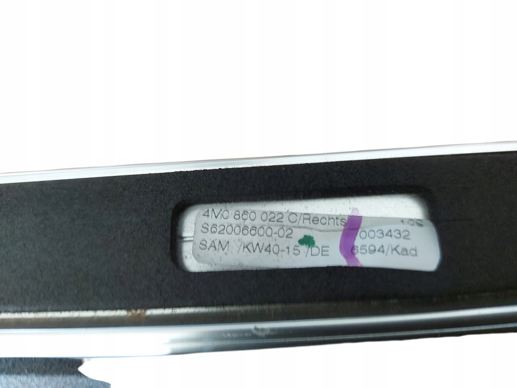 Рейлинги кровельные комплект audi q7 2015 model 4m оригинальный номер 4m0860022c 021c с Разборки