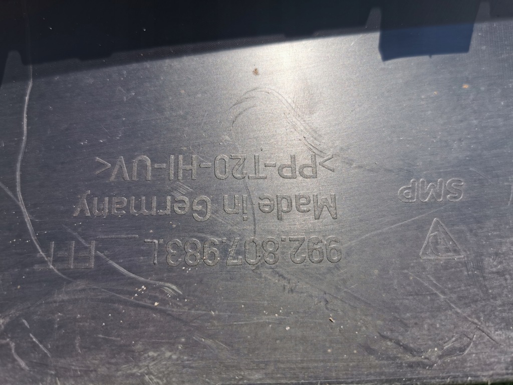 фото №14, Диффузор бампера задняя заднего porsche 911 992 992807983l