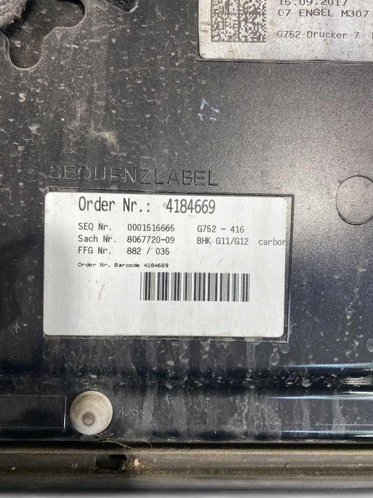 фото №10, Bmw 7 g11 g12 2017 обшивка / оббивка задній кришки багажника