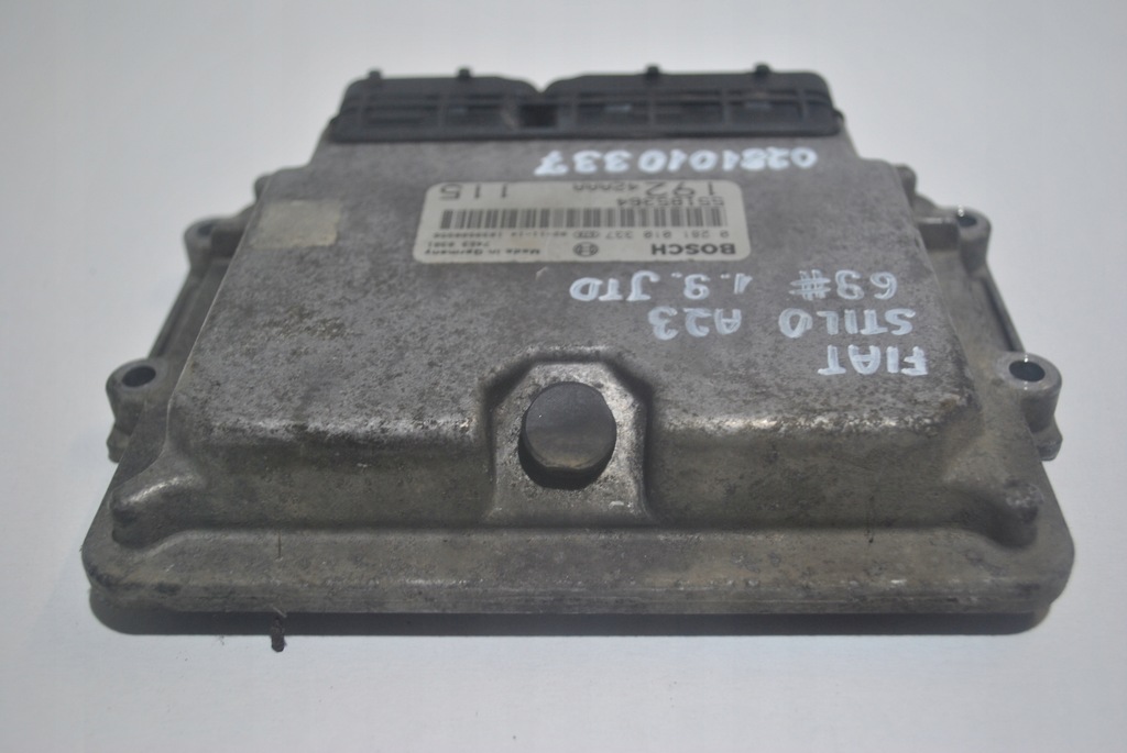фото №6, Бортовий комп'ютер двигуна fiat stilo 1.9 0281010337
