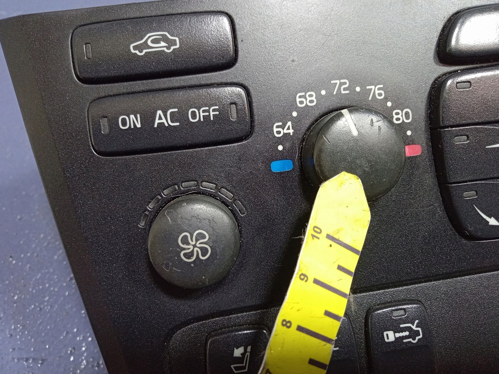 фото №8, Volvo s60 i панель przełącznikklimatyzacji i обдув