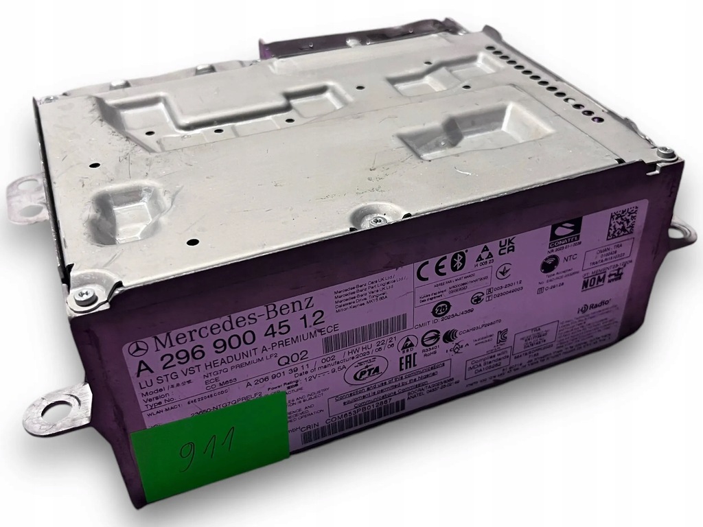 фото №1, Mercedes eqs x296 радио navi 2969004512 #911 m