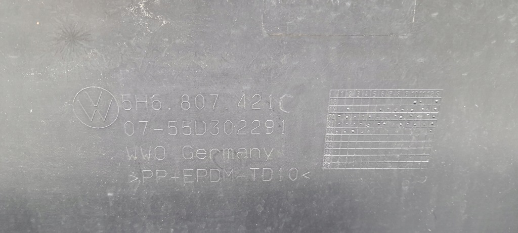 фото №14, Gd golf viii 8 бампер задняя задний lc7q хэтчбек