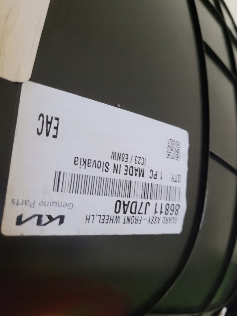 фото №5, Kia ceed iii 3 подкрылок левая передние левый перед 86813-j7da0